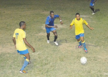  Pele and BK Western Tigers in action at the GFF Super League