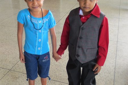 Farad and Pholmaitie Singh just before leaving Guyana on January 7th, 2013.
