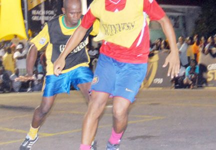 Warren Gilkes was in a class all by himself netting  both goals for Plaisance in the final.

