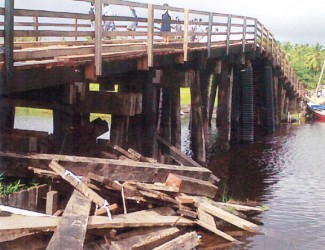 The state of the bridge complained about