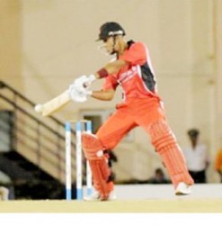 Opener Lendl Simmons ... led T&T’s victory with 87. 