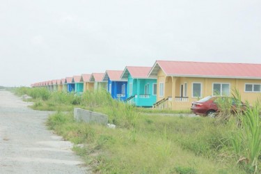 The Providence Housing Scheme under  construction (Arian Browne photo)