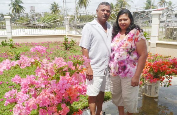 Leekha Rambrich and
his wife, Rebecca