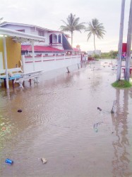 The aftermath of the Uitvlugt flooding 