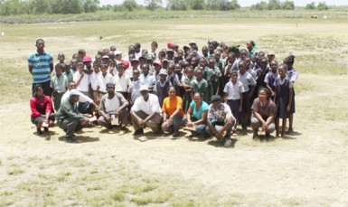 The respective school participants in the MCYS, NSC and AL Sport and Tour Promotions 16th Annual End of School Year Windball Tourney Berbice Zone. 