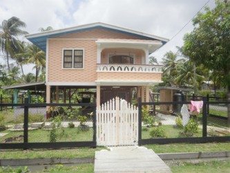 House where Sukdiah Mohabir lives