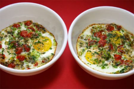 Baked Eggs (Photo by Cynthia Nelson)