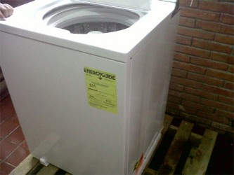 One of the washers that was donated 
