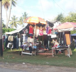 One of the small shops in Lusignan main road