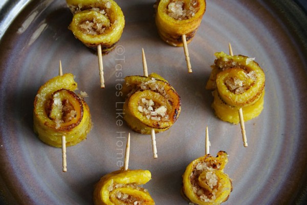 Plantain-coconut Rolls (Photo by Cynthia Nelson) 