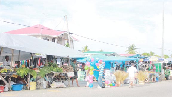 Market day at Mon Repos