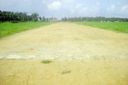 What the airstrip looked like in January 2011 (SN file photo)