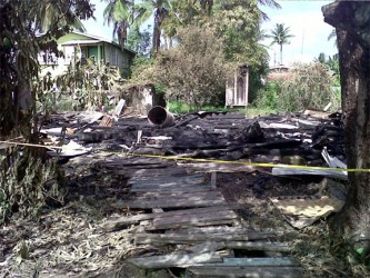 The remains of the home where Susanne Sylvia McNeil lived. 