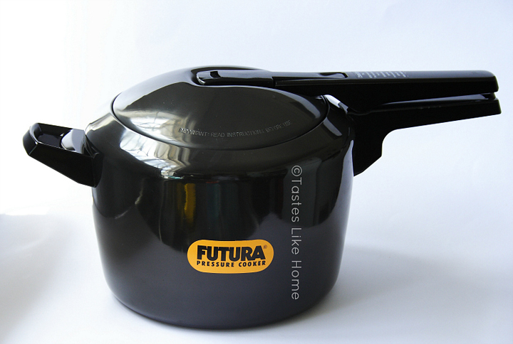 My new baby - The Futura Pressure Cooker (Photo by Cynthia Nelson) 