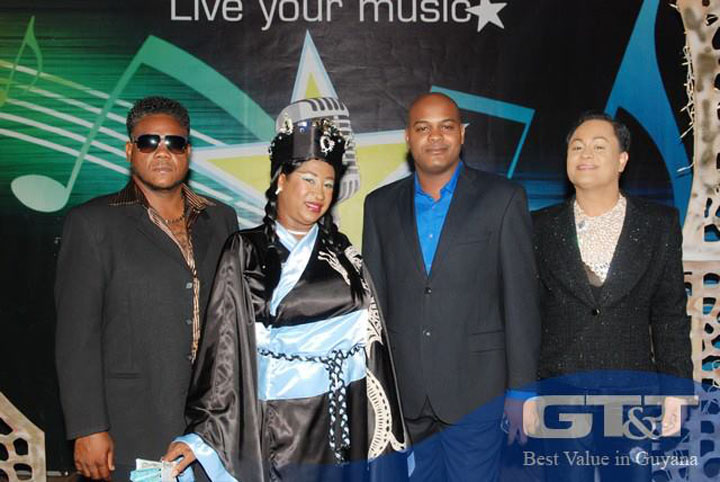 The judges: From left: Sean Bhola, Charmaine Blackman, Gordon Moseley and Joel Ghansham 