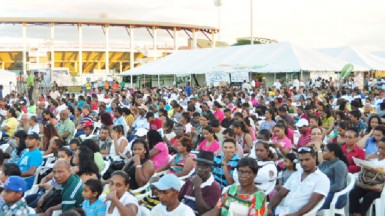  A section of the crowd at the launch of Building Expo 2013 