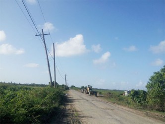 None of the posts along the five-mile stretch of road at Burma have a street light, which residents say makes the road unsafe at nights. 