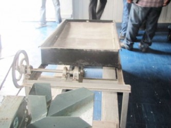 A cassava grater at the Tapakuma Agro-Processing plant
