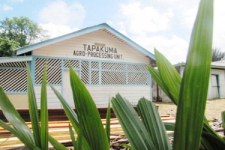 The Tapakuma Agro-Processing plant in Region Two (Government Information Agency photo)