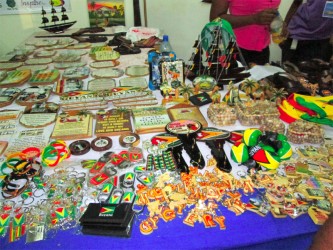Local craft on display at the opening of the Berbice Expo and Trade Fair 2013 on Friday evening (Photo by David Papannah)