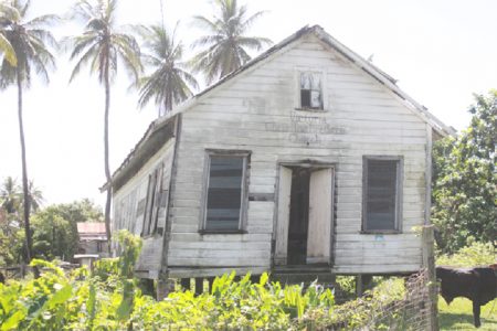 This was said to have been the cotton bond in slavery times, but it is now in a dilapidated state. (Arian Browne photo)