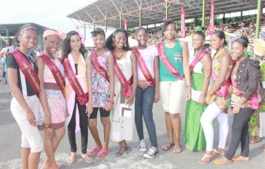 Delegates of the Miss Guyana Teen Excellency Pageant