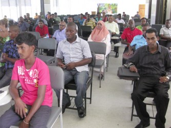 Some of those who were present at the meeting on the petition