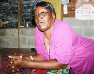 Magdalene Semple, Coordinator of Totally Moulding’s annual training programme for youths from depressed areas in West Linden 