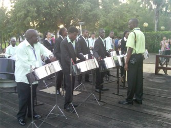 The National Steel Orchestra during their performance