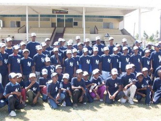 Participants at the launching of the 13th Albion Cricket Academy.   