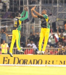 The Jamaica Tallawahs rose to the occasion last night producing an inspired performance to totally outplay the Amazon Warriors and win the inaugural Limacol Premier League at the Queen’s Park Oval. (Photo CPL website) 