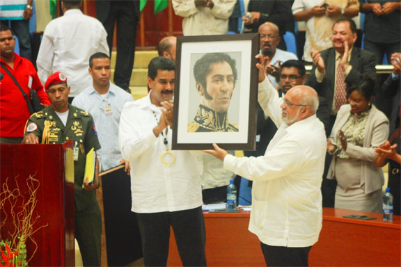 Resultado de imagen para Nicolas Maduro y Donald Ramotar