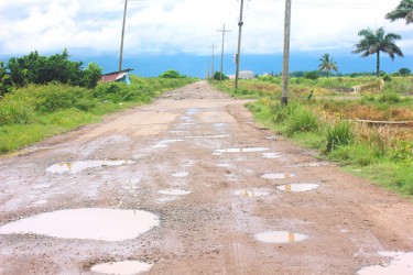 The state of the road in Burma 