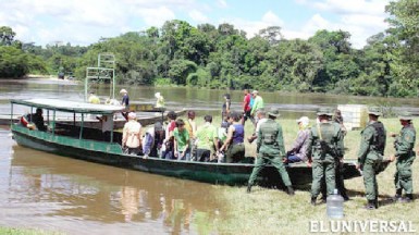  Part of the group of Venezuelans who came on the mission to Essequibo (El Universal/Handout photo) 