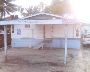 The Shop where Seepaul Beharry’s body was found. 