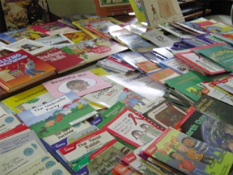 Some of the donated books