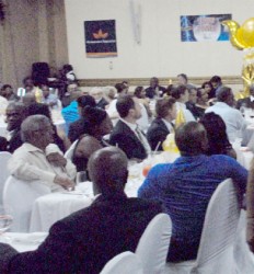 Some of the guests at Wednesday evening’s GMSA Anniversary dinner