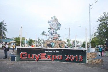 The GuyExpo entrance. 