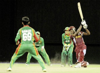 Leroy Lugg will look to continue his fine form after smashing a half century in Monday’s opening ODI against Bangladesh.