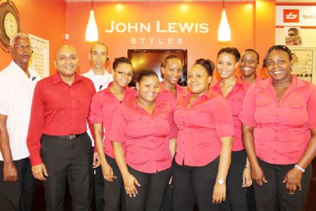 The staff of John Lewis Styles