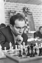 Popularly known as the ‘Magician from Riga,’ Mikhail Tal was known for his stupendous chess combinations. I read once that to avoid his “piercing”‘ eyes, which were famous throughout the chess world, an opponent came prepared to play with a pair of opaque sunglasses. Tal promptly went into the hotel shop and purchased a pair of comical over-sized sunglasses which he donned to play the game. His opponent soon lost the game.  