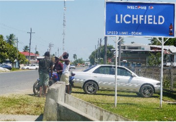 Youths chatting    