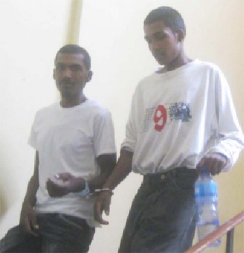Ramnarine Jagmohan (left) and Neshan Jagmohan 