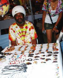 Judah and his craft creations at GuyExpo