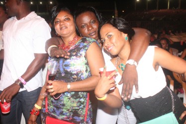 Fun was had by all at the R Kelly concert on Saturday at the National Stadium. (Arian Browne photo)