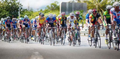 Bikers in Sunday’s race