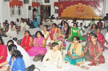 Part of the gathering at the satsangh