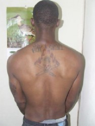 Hot Skull tattooed on member’s back