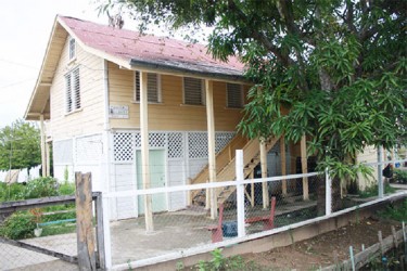 The old Mahaica Children’s Home building