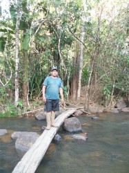 Peter Joseph at the Kumu Creek